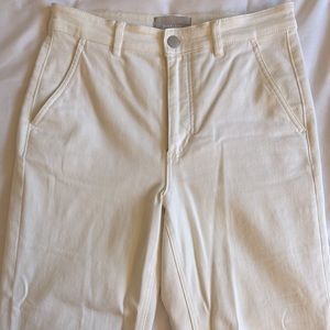 Everlane white jeans